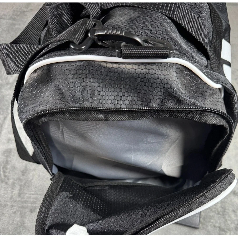 Adidas Defender  Duffel Bag Black White 104385-A